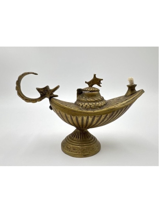 Unbranded Other - Aladdin Genie Vintage Oil Lamp, Brass Vintage